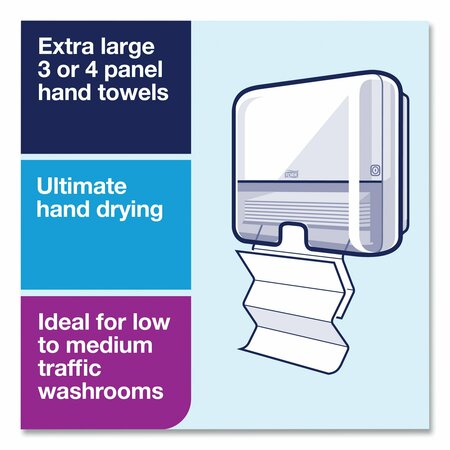 Tork Tork Xpress® Mini Multifold Hand Towel Dispenser White H2, One-at-a-Time Dispensing, Elevation Range 552120